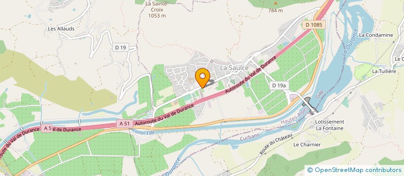 localisation de l'entreprise ALPES SANITHERM  LA SAULCE