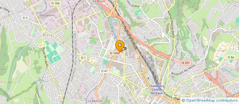 localisation de l'entreprise ALPES SAVOIE NETTOYAGE à CHAMBERY