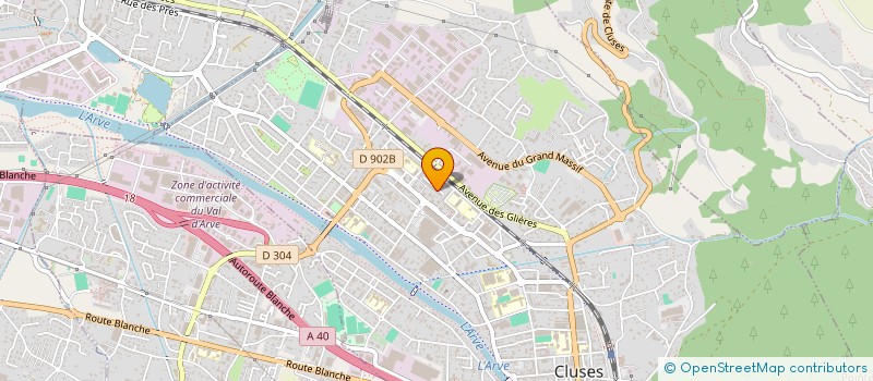 localisation de l'entreprise ALPES SECURITEAM  CLUSES