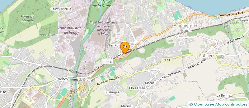 localisation de l'entreprise ALPES SERVICES 74 à PUBLIER