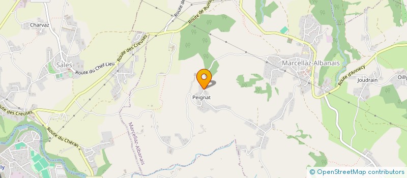 localisation de l'entreprise ALPES SERVICES  MARCELLAZ-ALBANAIS