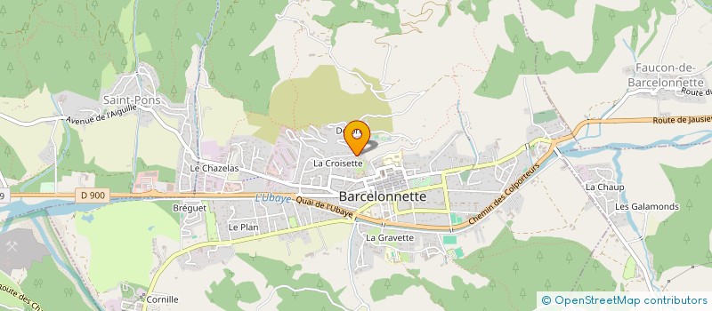 localisation de l'entreprise ALPES SUD ENERGIES  BARCELONNETTE