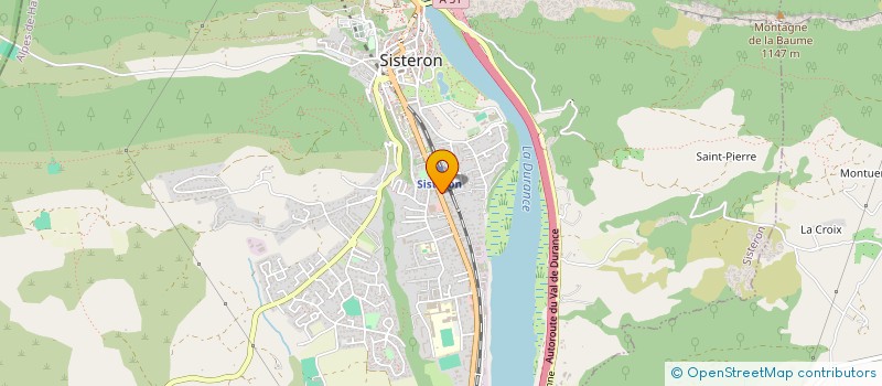 localisation de l'entreprise ALPES SUD IMMOBILIER  SISTERON