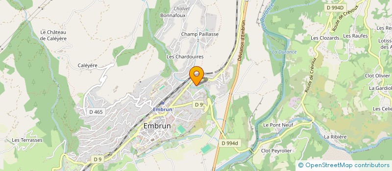 localisation de l'entreprise ALPES SUD TAXI  SAVINES-LE-LAC