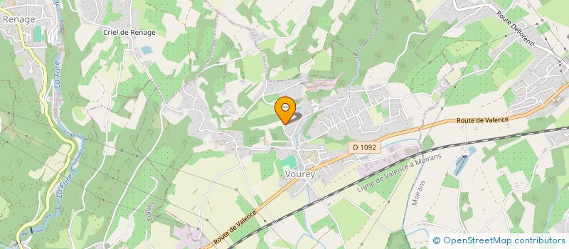 localisation de l'entreprise ALPES SUISSE  VOUREY