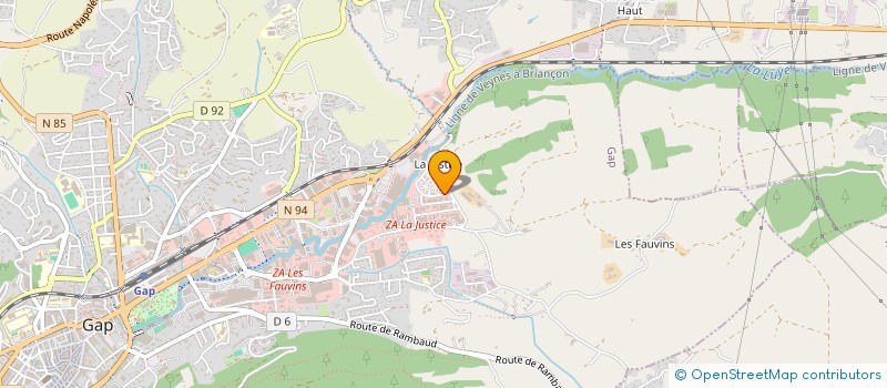 localisation de l'entreprise ALPES TAEKWONDO SPORTS à GAP