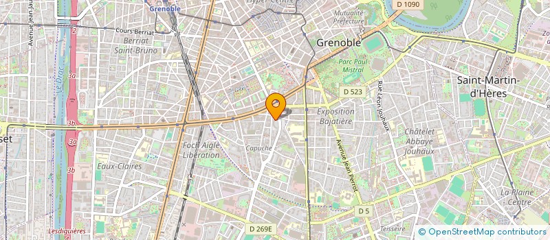 localisation de l'entreprise ALPES TAXI JE à GRENOBLE