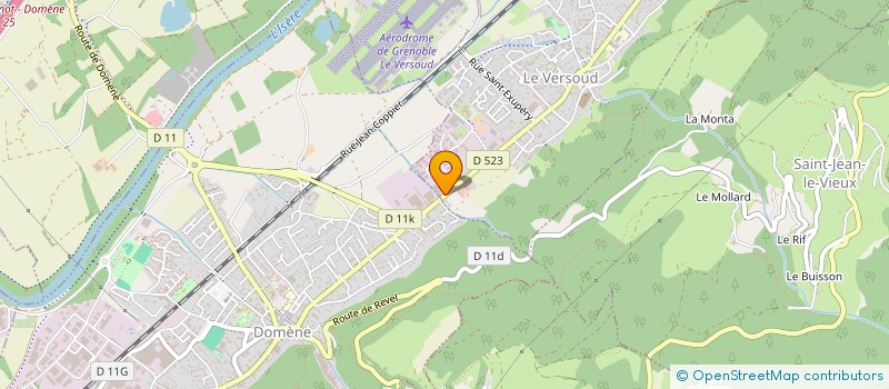 localisation de l'entreprise ALPES TRANSPORTS COURSES à LE VERSOUD