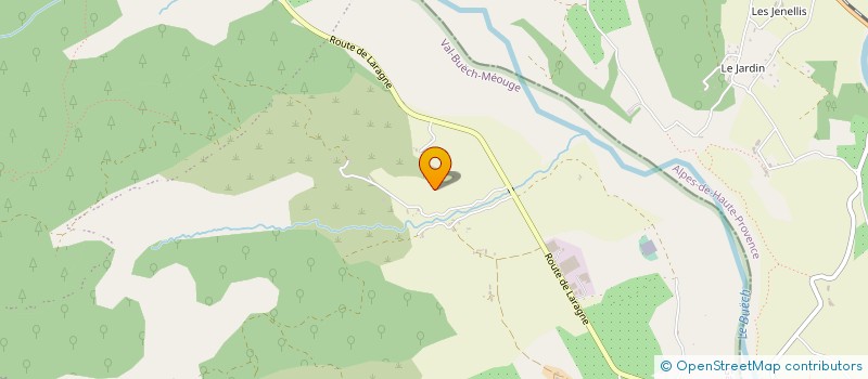 localisation de l'entreprise ALPES VERGERS  VAL BUECH-MEOUGE