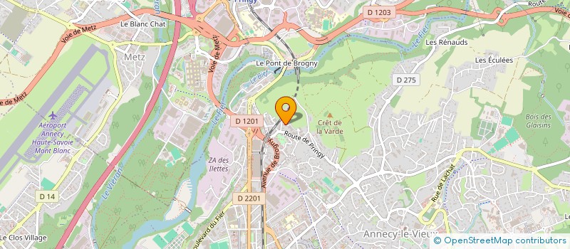 localisation de l'entreprise ALPESOLUTIONS à ANNECY