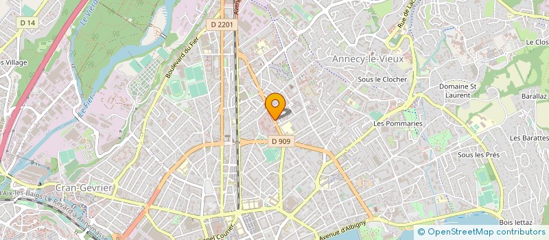 localisation de l'entreprise ALPETTAZ MULTIMEDIA à ANNECY