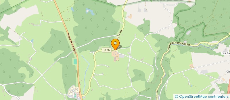 localisation de l'entreprise ALPEVA  PLOMBIERES-LES-BAINS