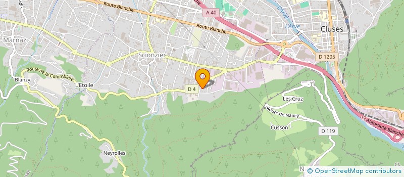 localisation de l'entreprise ALPEX IMMOBILIER à SCIONZIER