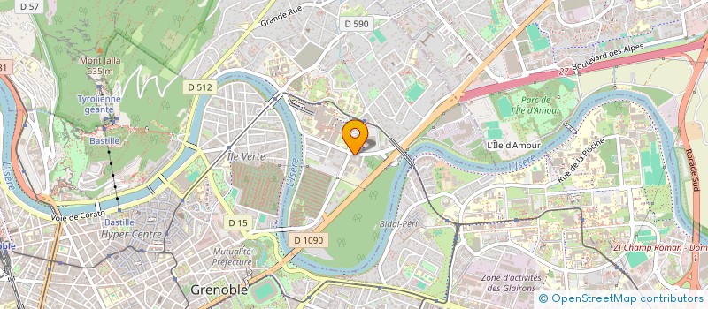 localisation de l'entreprise ALPEXC à LA TRONCHE