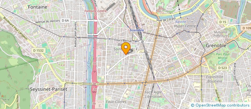 localisation de l'entreprise ALPEXPO RESTAURATION à GRENOBLE