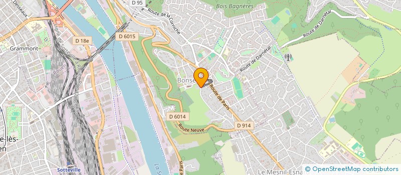 localisation de l'entreprise ALPF ESTATE  BONSECOURS