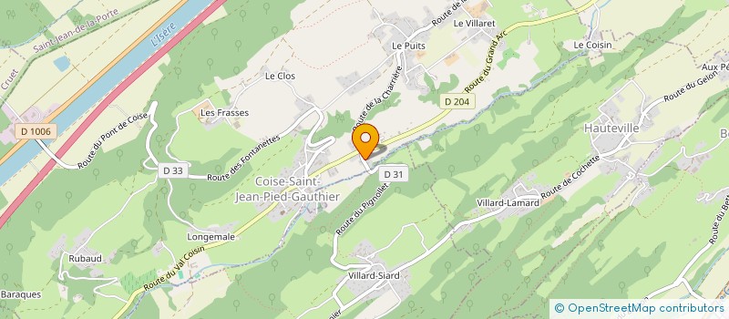 localisation de l'entreprise ALPFROID à PORTE-DE-SAVOIE