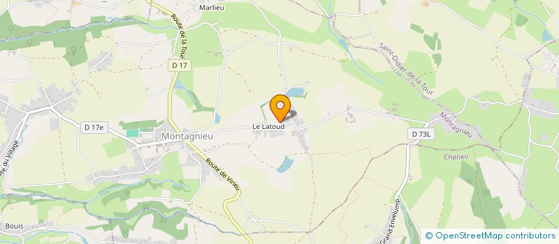 localisation de l'entreprise ALPH  MONTAGNIEU