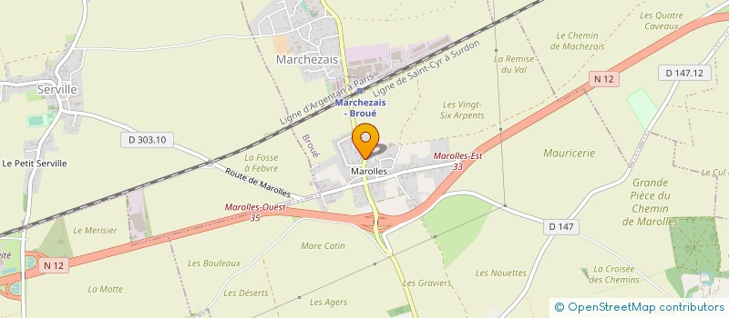 localisation de l'entreprise ALPH-X à MARCHEZAIS