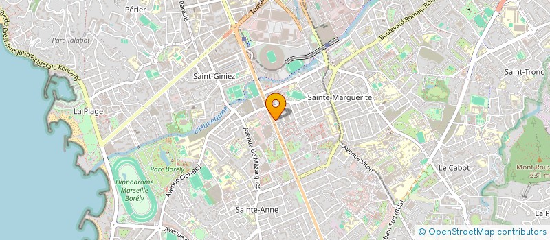 localisation de l'entreprise ALPHA 171 à MARSEILLE