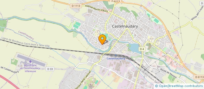 localisation de l'entreprise ALPHA 2 IMMO  CASTELNAUDARY