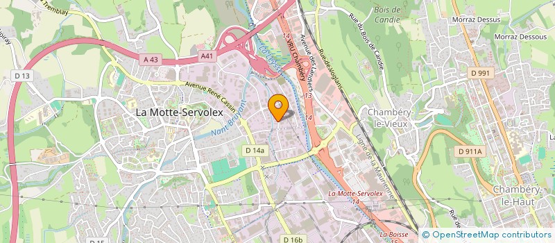 localisation de l'entreprise ALPHA 3  LA MOTTE-SERVOLEX