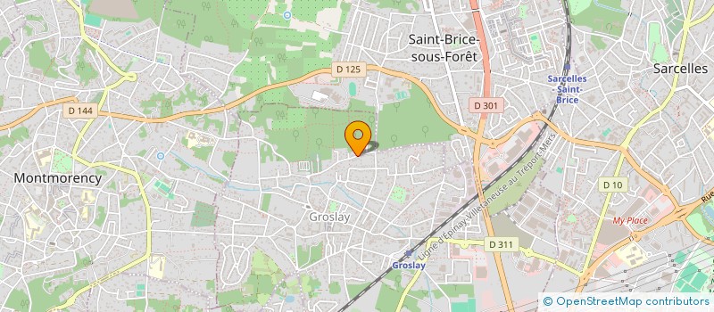 localisation de l'entreprise ALPHA 3  GROSLAY