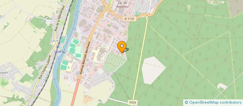 localisation de l'entreprise ALPHA 3 INFORMATIQUE OISE ILE DE FRANCE  COMPIEGNE