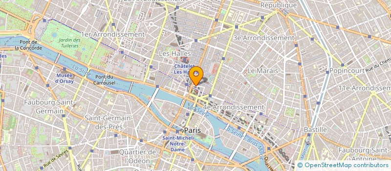 localisation de l'entreprise ALPHA à PARIS