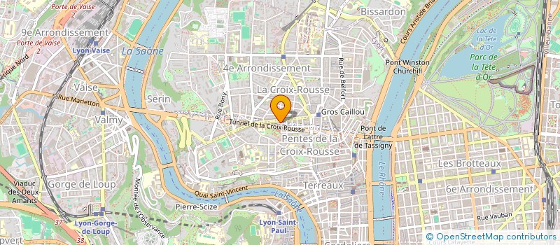 localisation de l'entreprise ALPHA à LYON