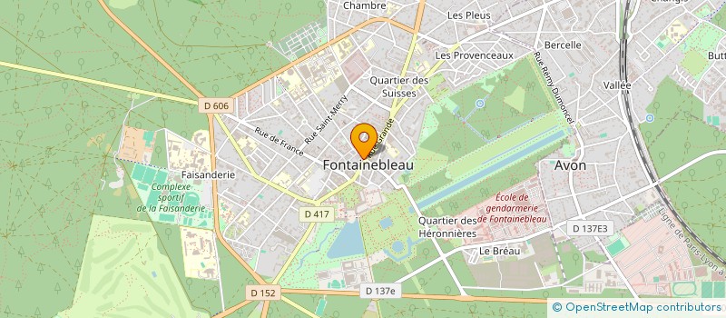 localisation de l'entreprise ALPHA  FONTAINEBLEAU