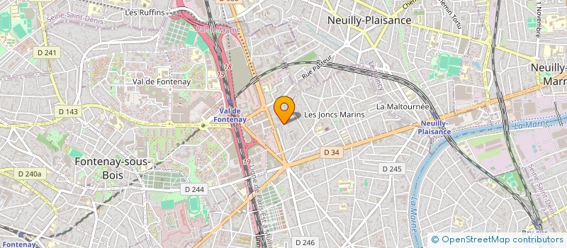 localisation de l'entreprise ALPHA à LE PERREUX-SUR-MARNE