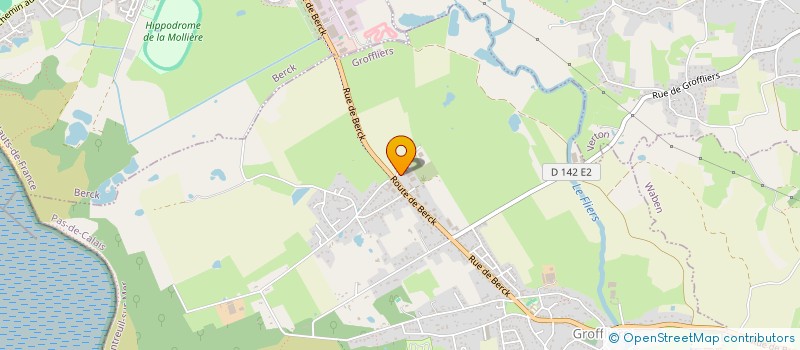 localisation de l'entreprise ALPHA  GROFFLIERS