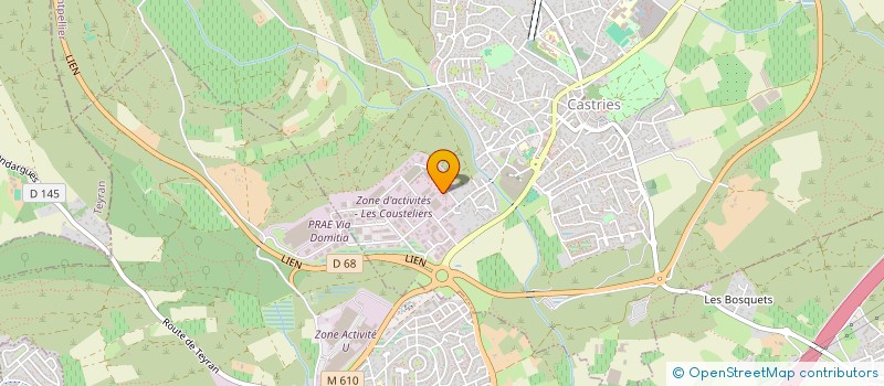 localisation de l'entreprise ALPHA 3D  CASTRIES