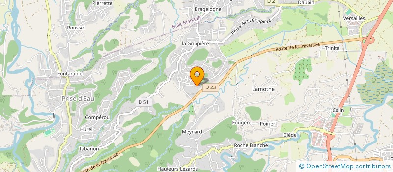 localisation de l'entreprise ALPHA à PETIT-BOURG