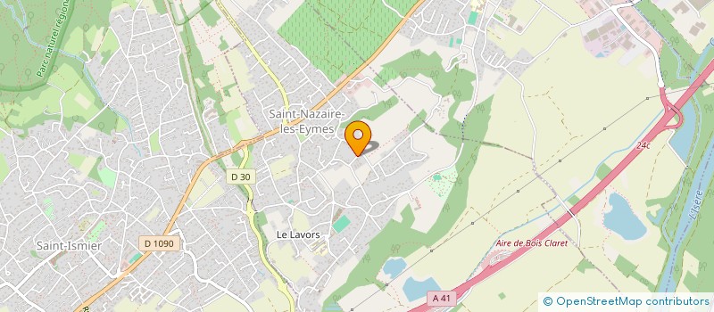 localisation de l'entreprise ALPHA  SAINT-NAZAIRE-LES-EYMES