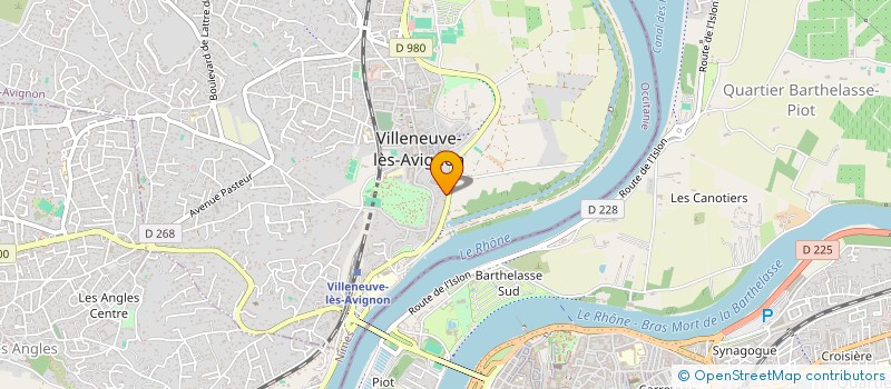 localisation de l'entreprise ALPHA  VILLENEUVE-LES-AVIGNON