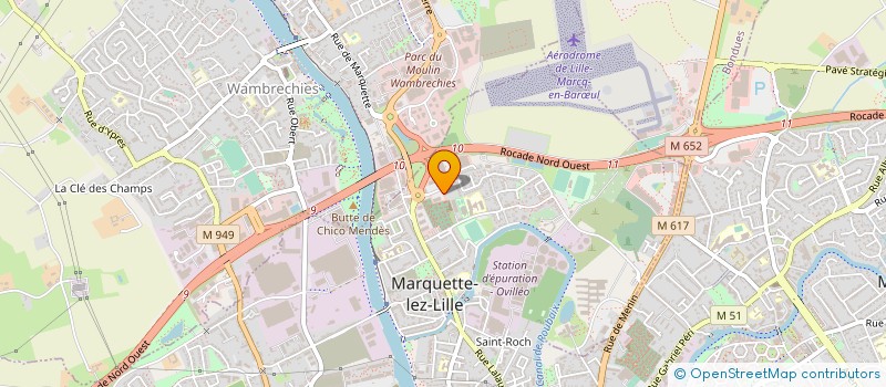 localisation de l'entreprise ALPHA  MARQUETTE-LEZ-LILLE