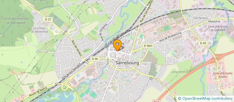 localisation de l'entreprise ALPHA 57 (SOCIETE EN LIQUIDATION) à STRASBOURG