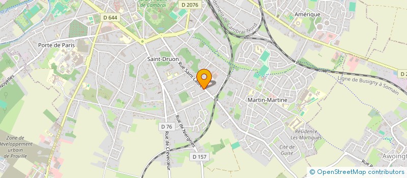localisation de l'entreprise ALPHA 59 à CAMBRAI