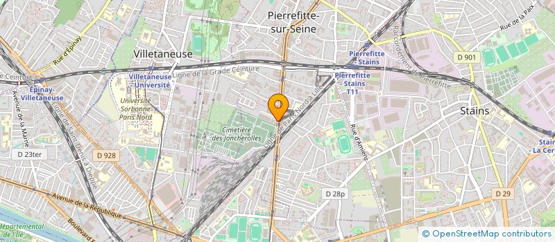 localisation de l'entreprise ALPHA  PIERREFITTE-SUR-SEINE