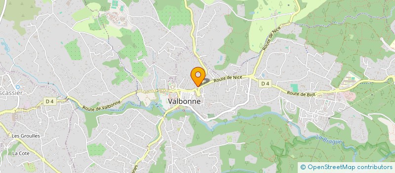 localisation de l'entreprise ALPHA  VALBONNE