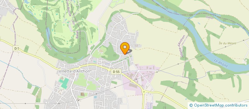 localisation de l'entreprise ALPHA  VILLETTE-D'ANTHON