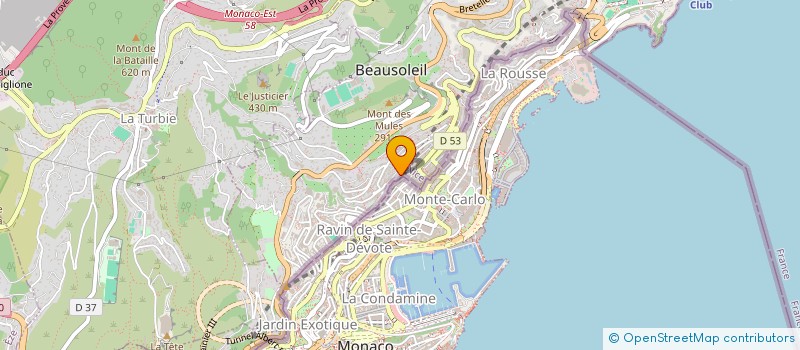 localisation de l'entreprise ALPHA  BEAUSOLEIL