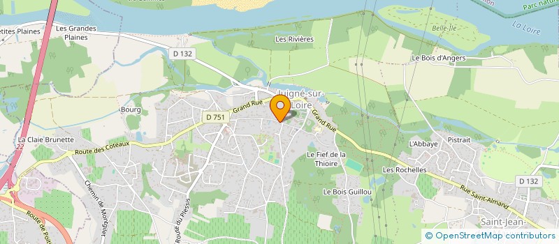 localisation de l'entreprise ALPHA  LES GARENNES SUR LOIRE