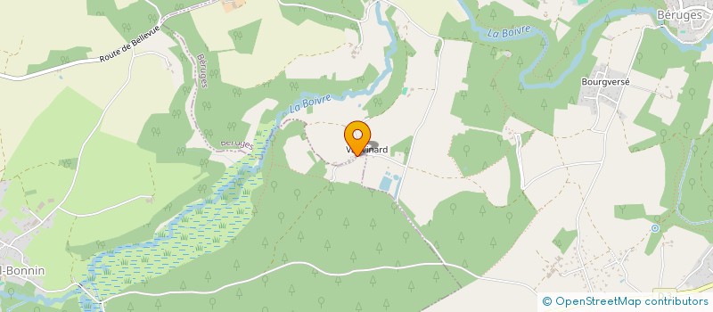 localisation de l'entreprise ALPHA  BERUGES