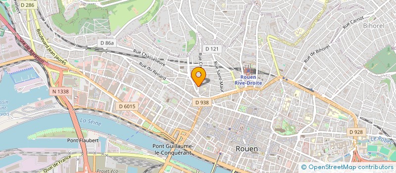 localisation de l'entreprise ALPHA à ROUEN