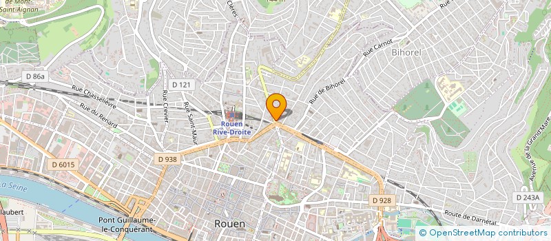 localisation de l'entreprise ALPHA à ROUEN