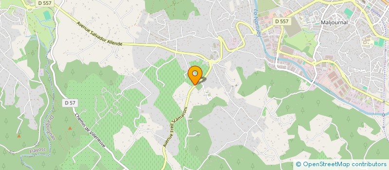 localisation de l'entreprise ALPHA  DRAGUIGNAN