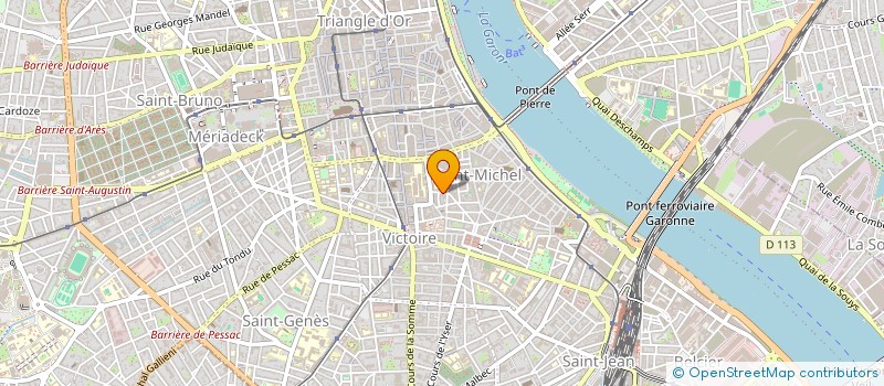 localisation de l'entreprise ALPHA à BORDEAUX